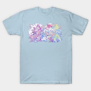 Seabed with mermaids T-Shirt